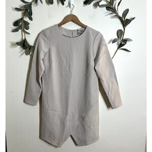NWT ASOS Gray Long Sleeve Dress LAST CALL